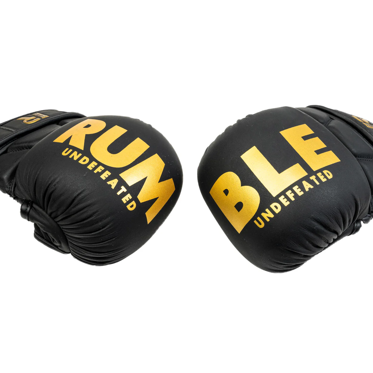 Rumble MMA Handschoenen Leer Undefeated Zwart/Goud - Image 2
