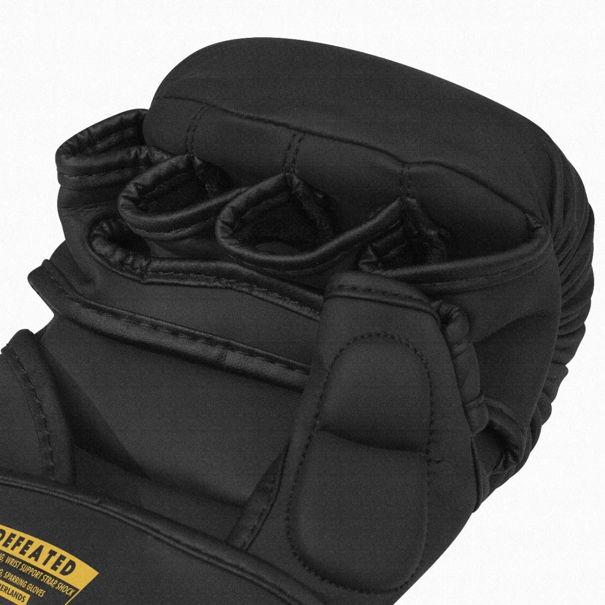 Rumble MMA Handschoenen Leer Undefeated Zwart/Goud - Image 6