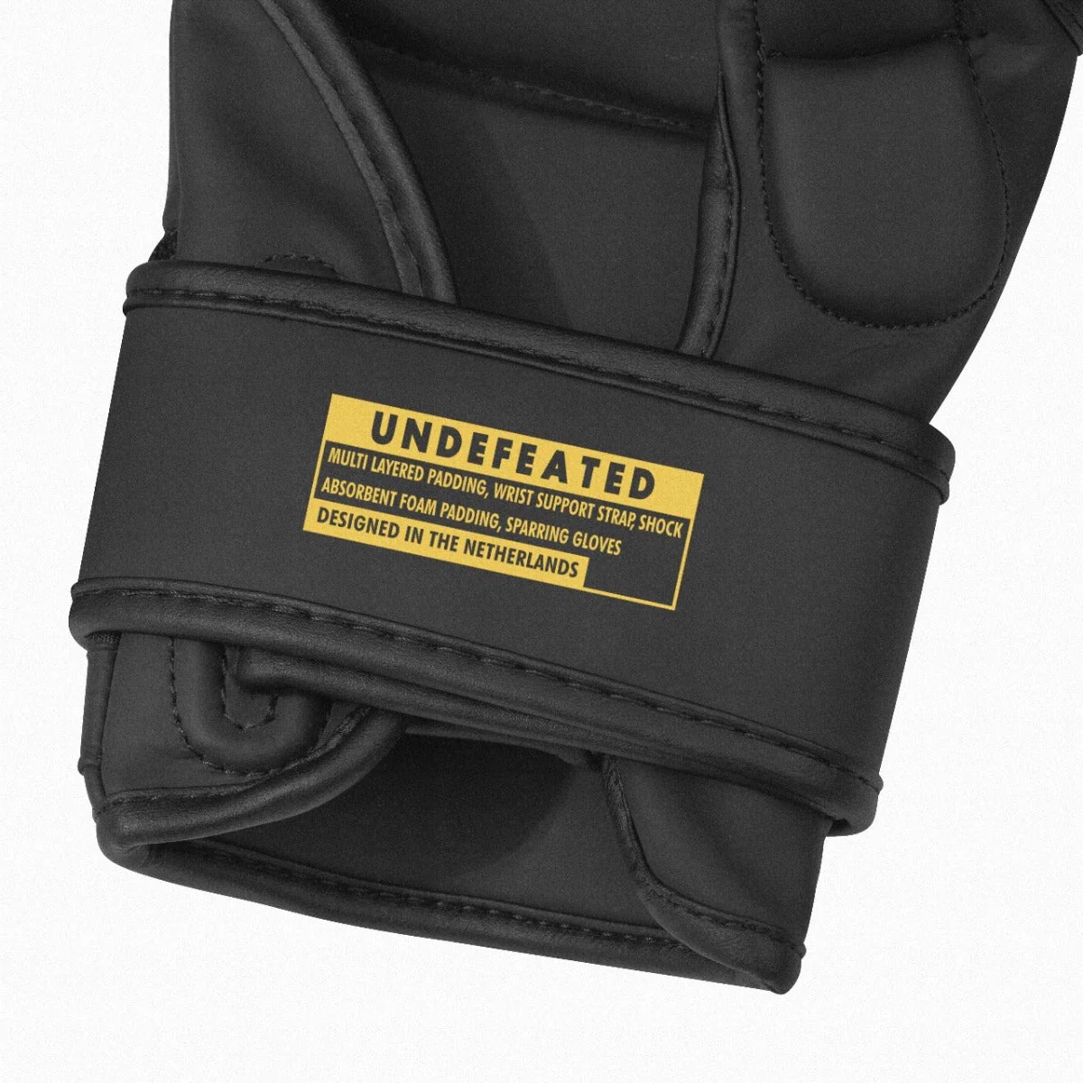 Rumble MMA Handschoenen Leer Undefeated Zwart/Goud - Image 7