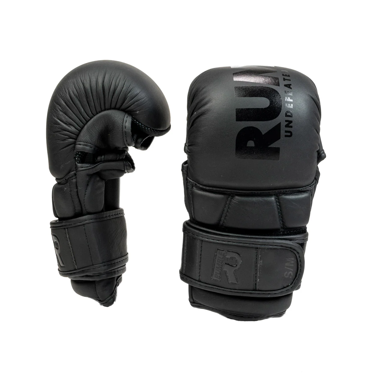 Rumble MMA Handschoenen Leer Undefeated Zwart/Zwart - Image 4