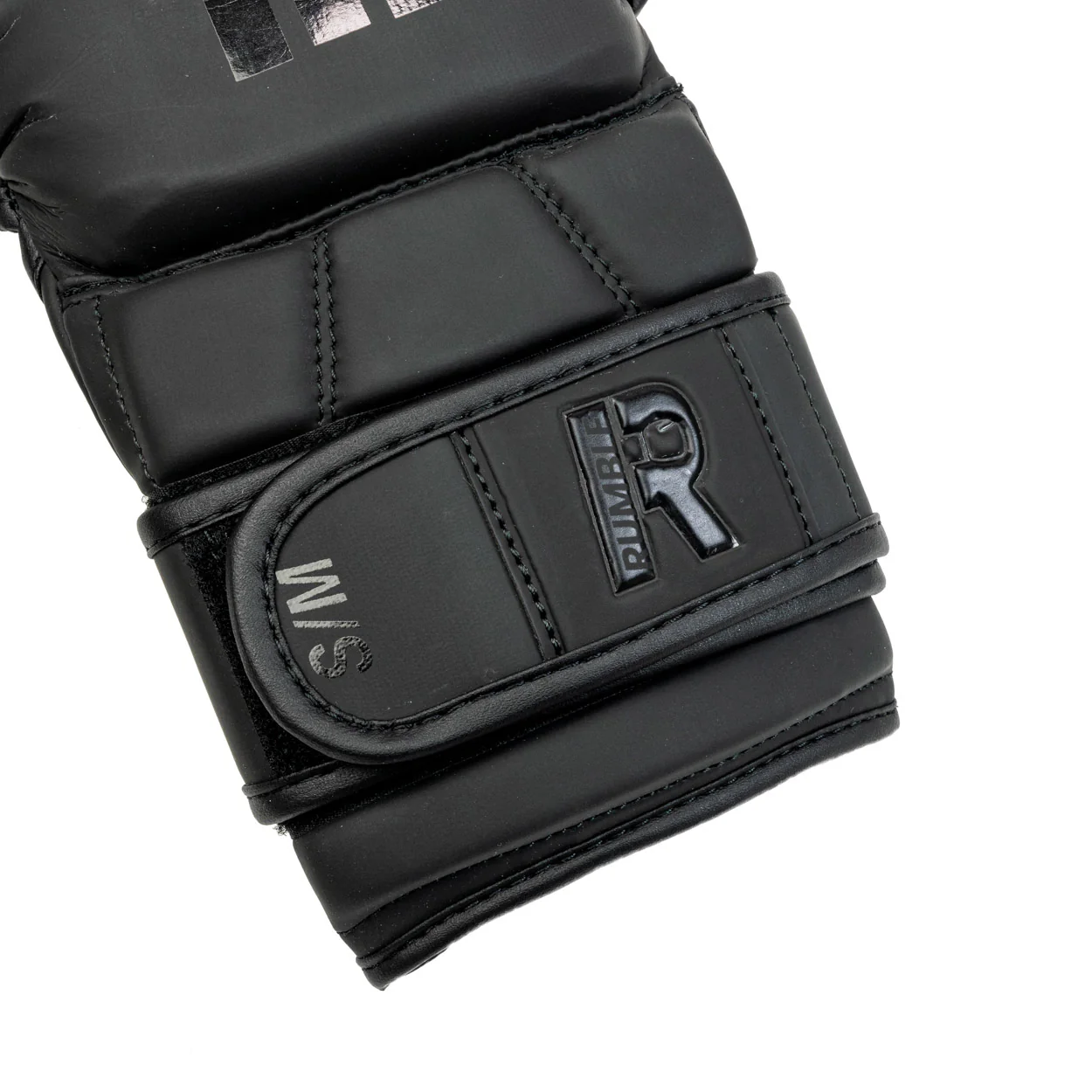 Rumble MMA Handschoenen PU Undefeated Zwart/Zwart - Image 3