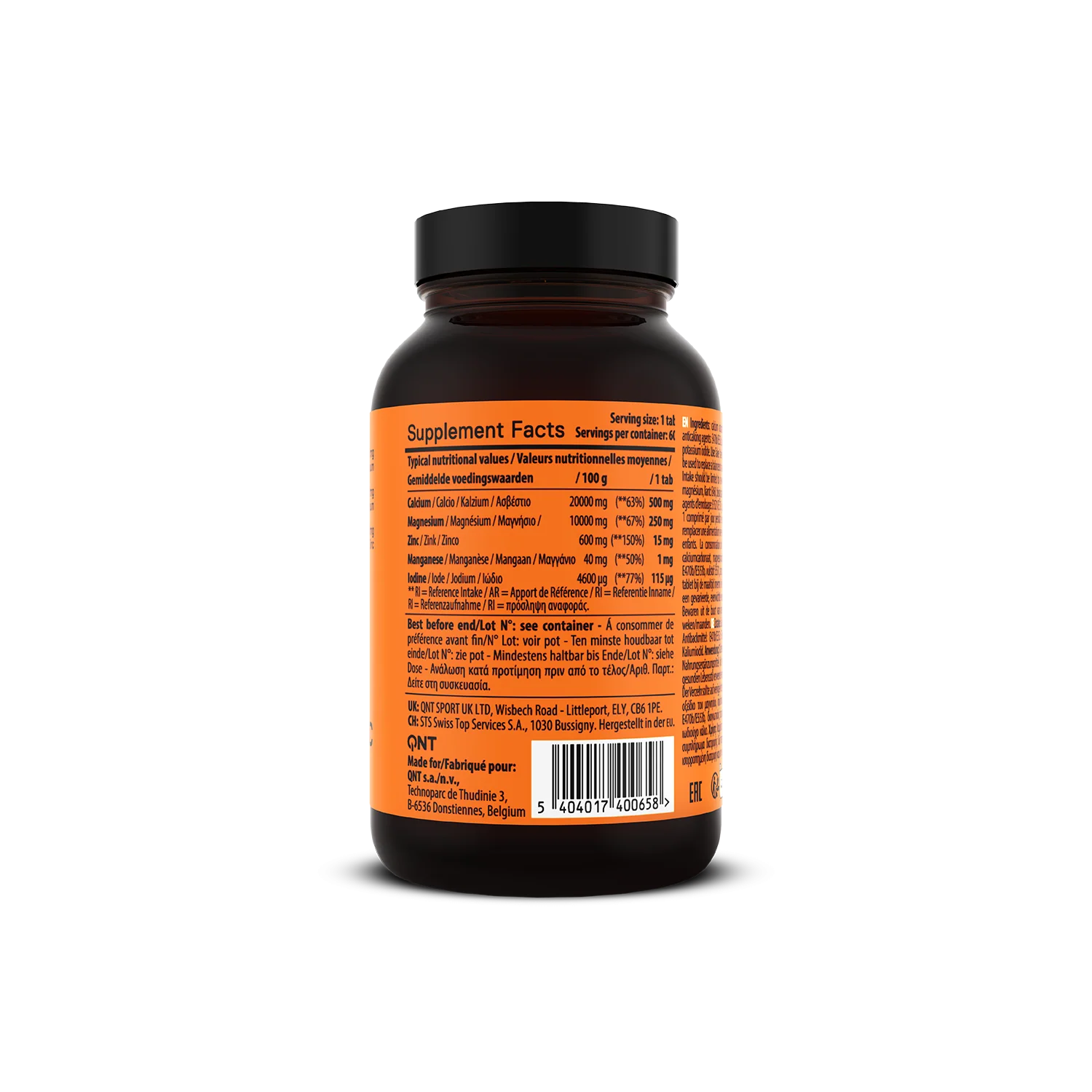 QNT CALCIUM-MAGNESIUM-ZINC TABS 60 TABS - Image 2