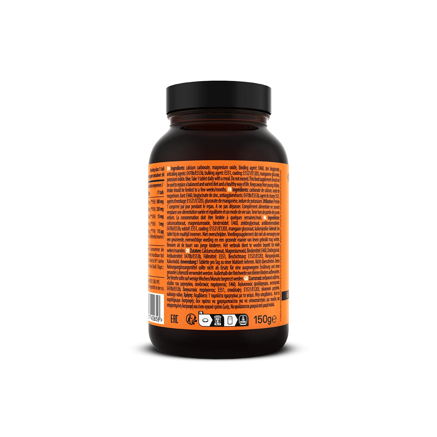 QNT CALCIUM-MAGNESIUM-ZINC TABS 60 TABS - Image 3