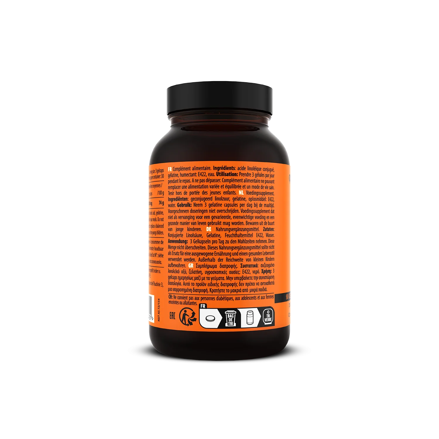 QNT CLA 100% pure Gelcaps 90 caps - Image 3