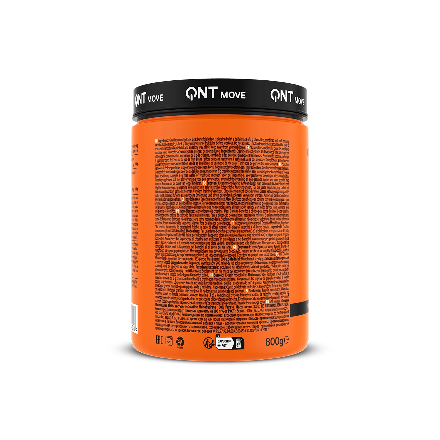 QNT Creatine Monohydrate Pure 800 gram - Image 2