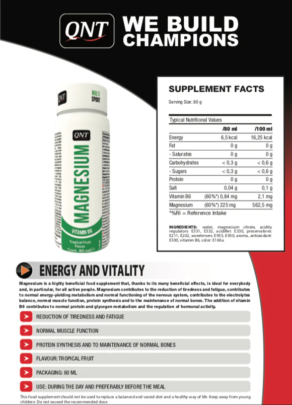 QNT MAGNESIUM SHOT 12 x 80 ml - Image 3