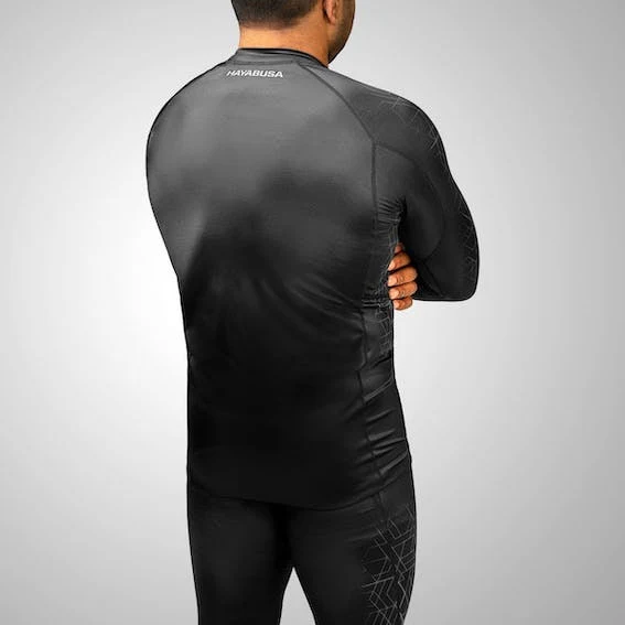 Hayabusa Rashguard Geo Long Sleeve Grijs - Image 3