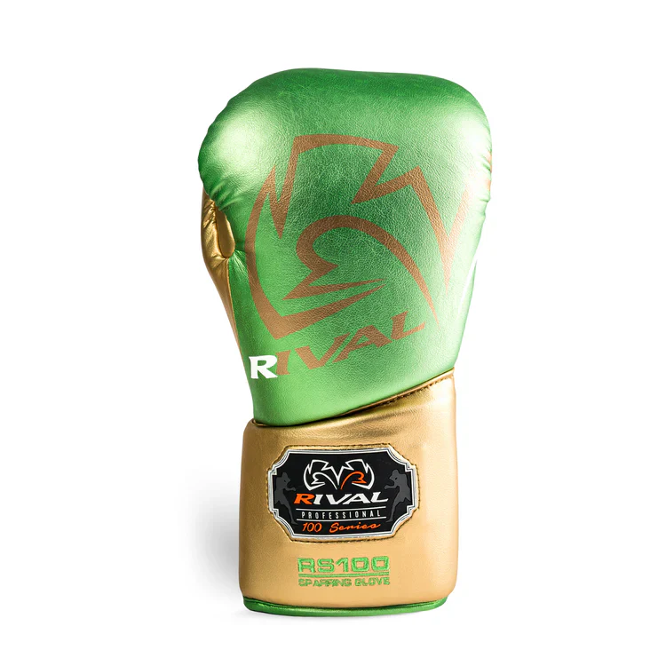 Rival Bokshandschoenen RS100 Professional Groen/Goud - 16oz S - Image 3