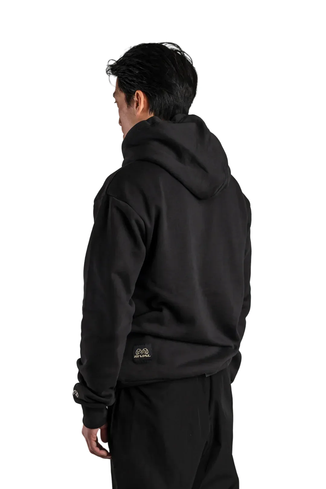 Rival Heavyweight Classic Hoodie Zwart - Image 3