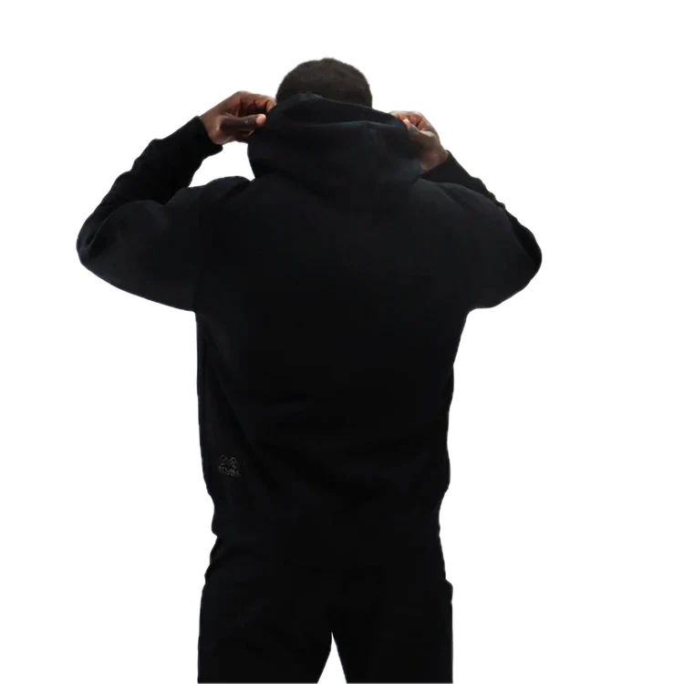 Rival Sweater Oversized Hoodie Zwart - Image 2