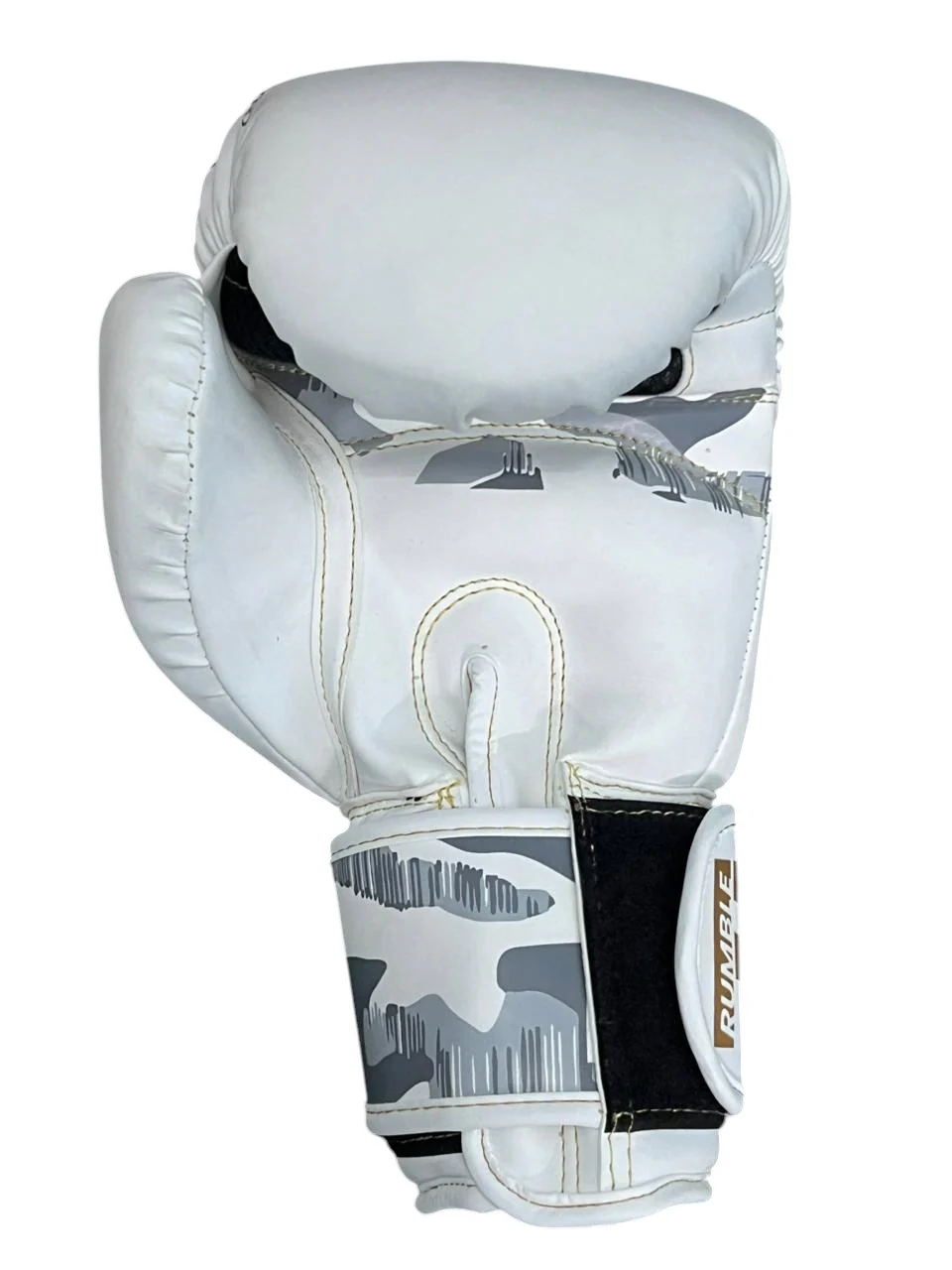 Rumble Bokshandschoenen Kids Camo Wit/Goud - Image 5