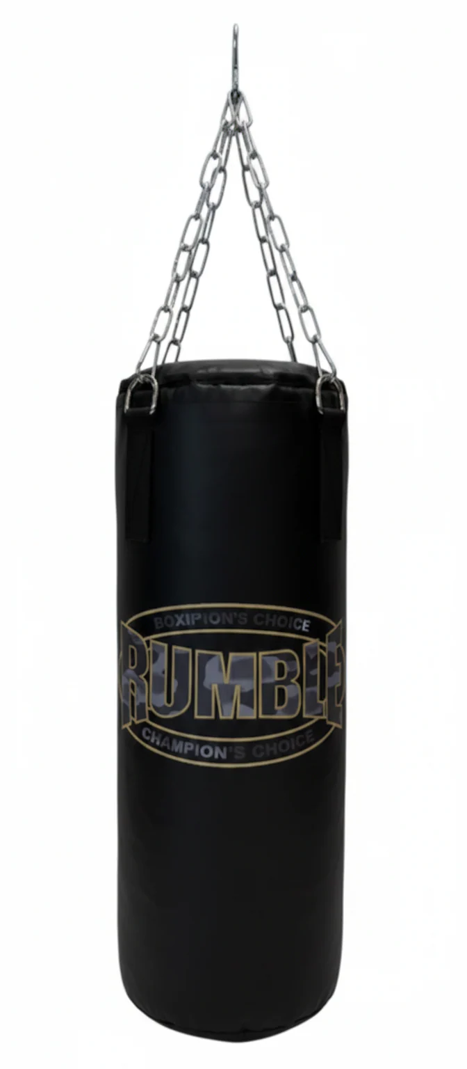 Rumble Bokszak Camo voor Kinderen Zwart/Goud 2.0