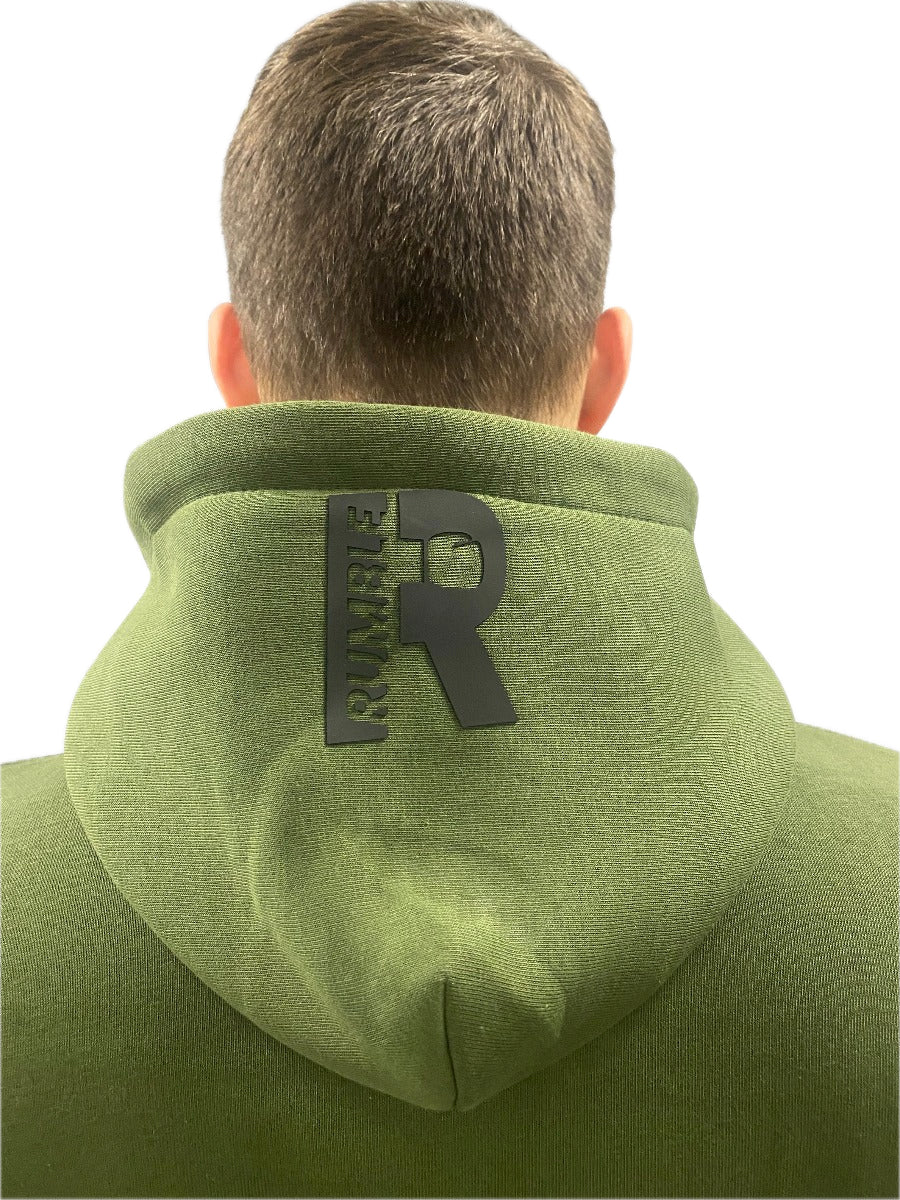 Rumble Hoodie Khaki/Zwart - Image 3