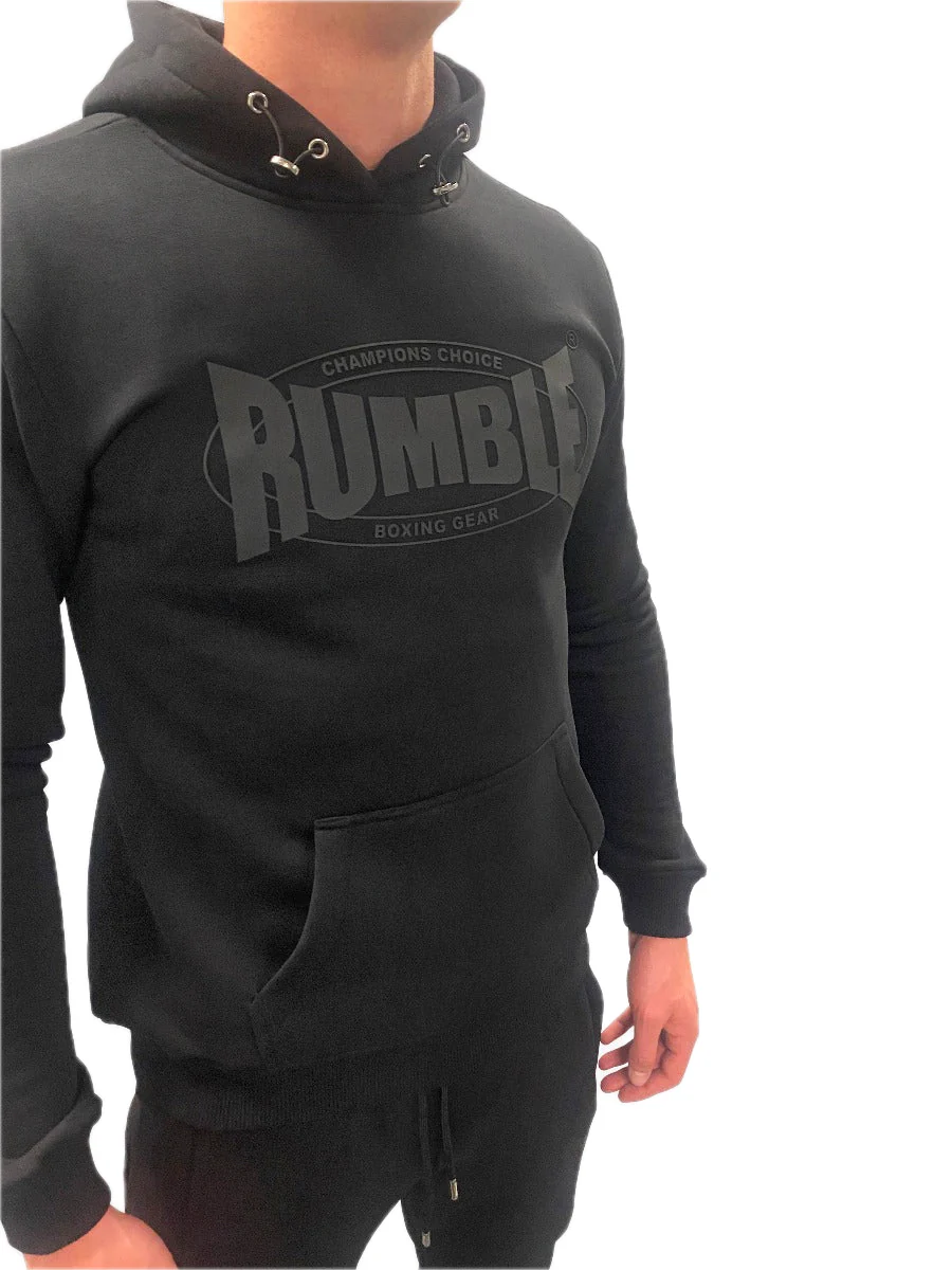 Rumble Hoodie Zwart/Zwart - Image 3