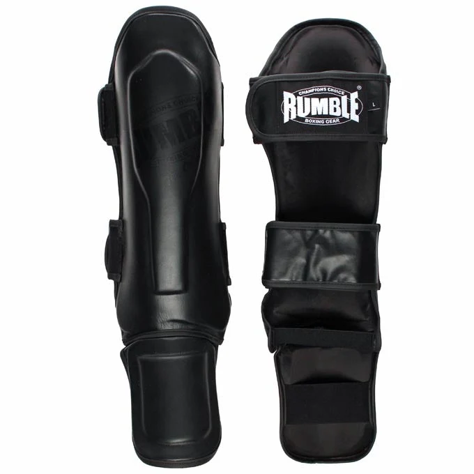 Rumble Kickboks set Bokshandschoen Undefeated & Rumble Scheenbeschermer Special 2.0 Black/Black - Image 5