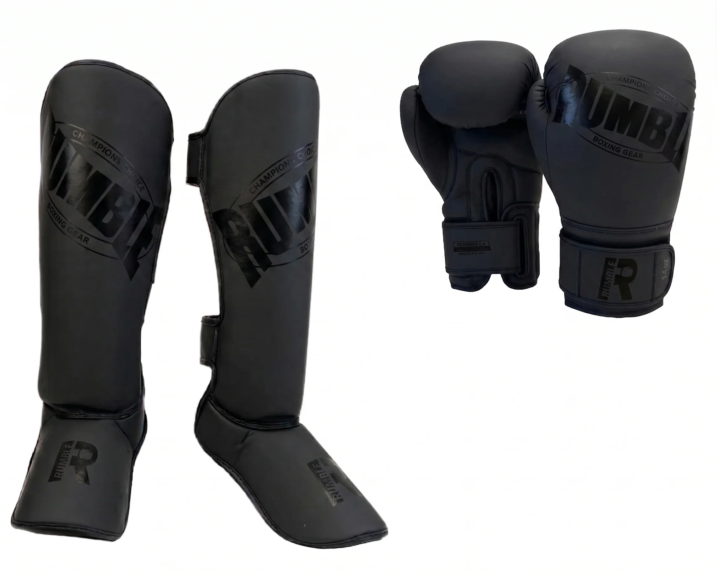 Rumble Kickboksset Beginner 2.0 PU Zwart/Zwart