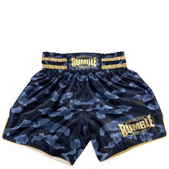 Rumble Kickboksset Camo Black/Gold + Hoofdbeschermer + Sporttas + Kledingset - Image 20