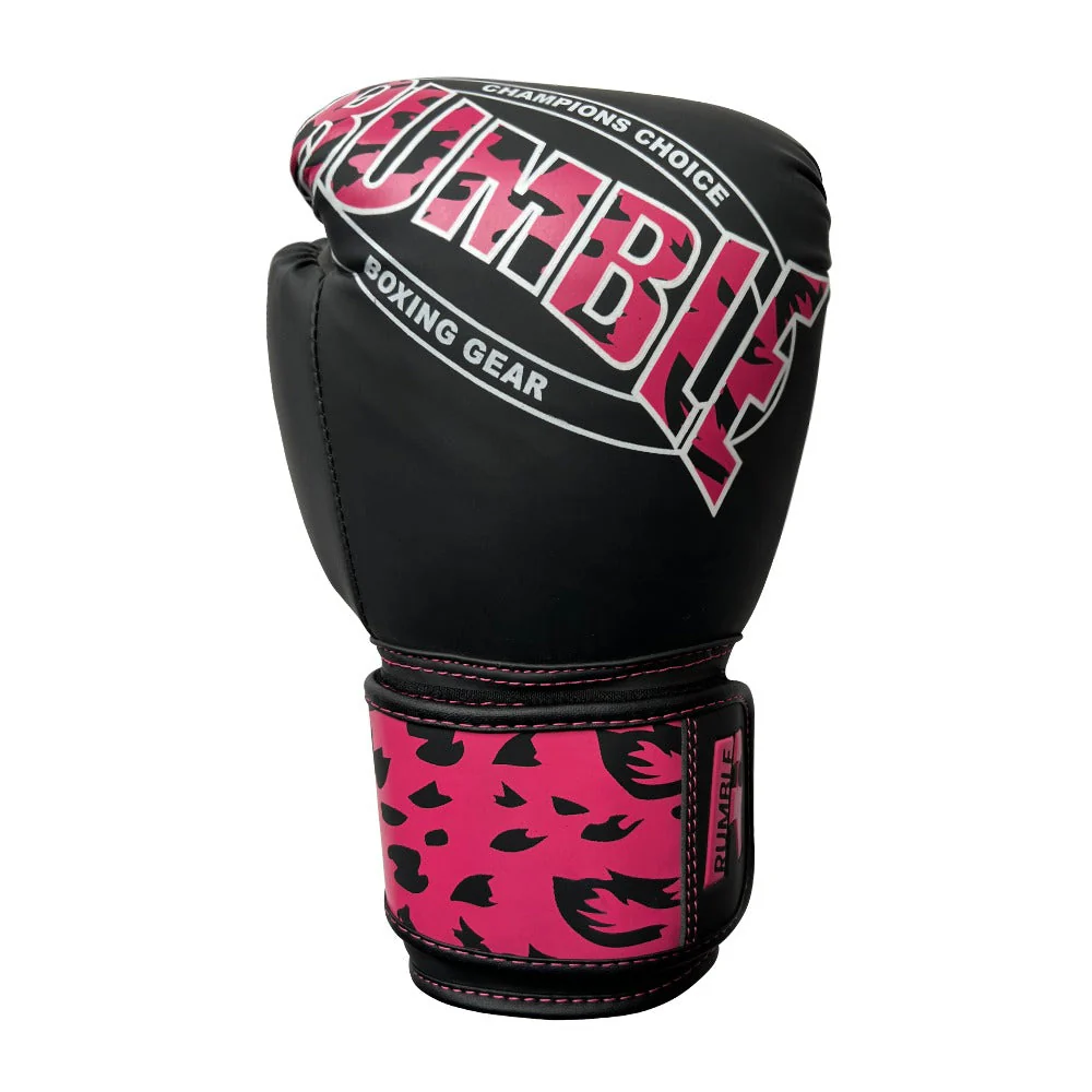 Rumble Kickboksset Kids Camo Black/Pink - Image 3