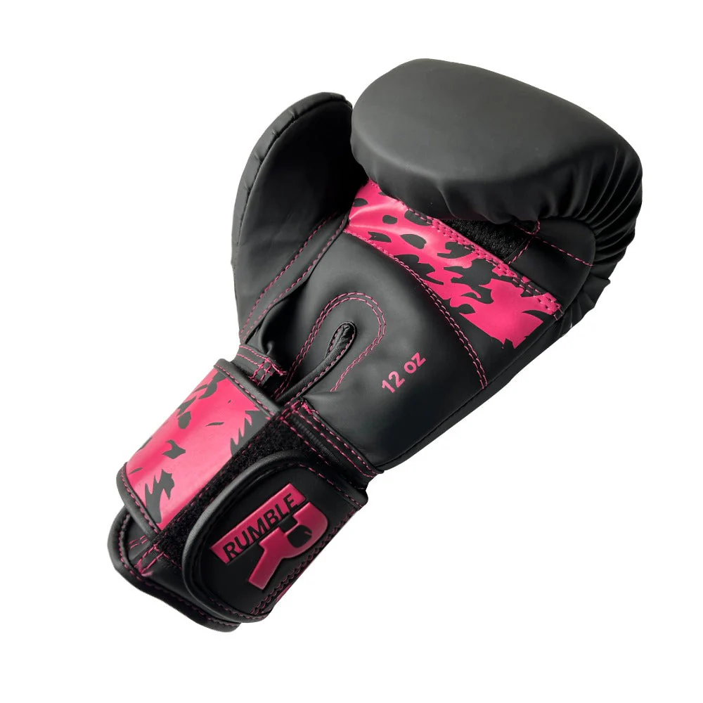 Rumble Kickboksset Kids Camo Black/Pink - Image 7