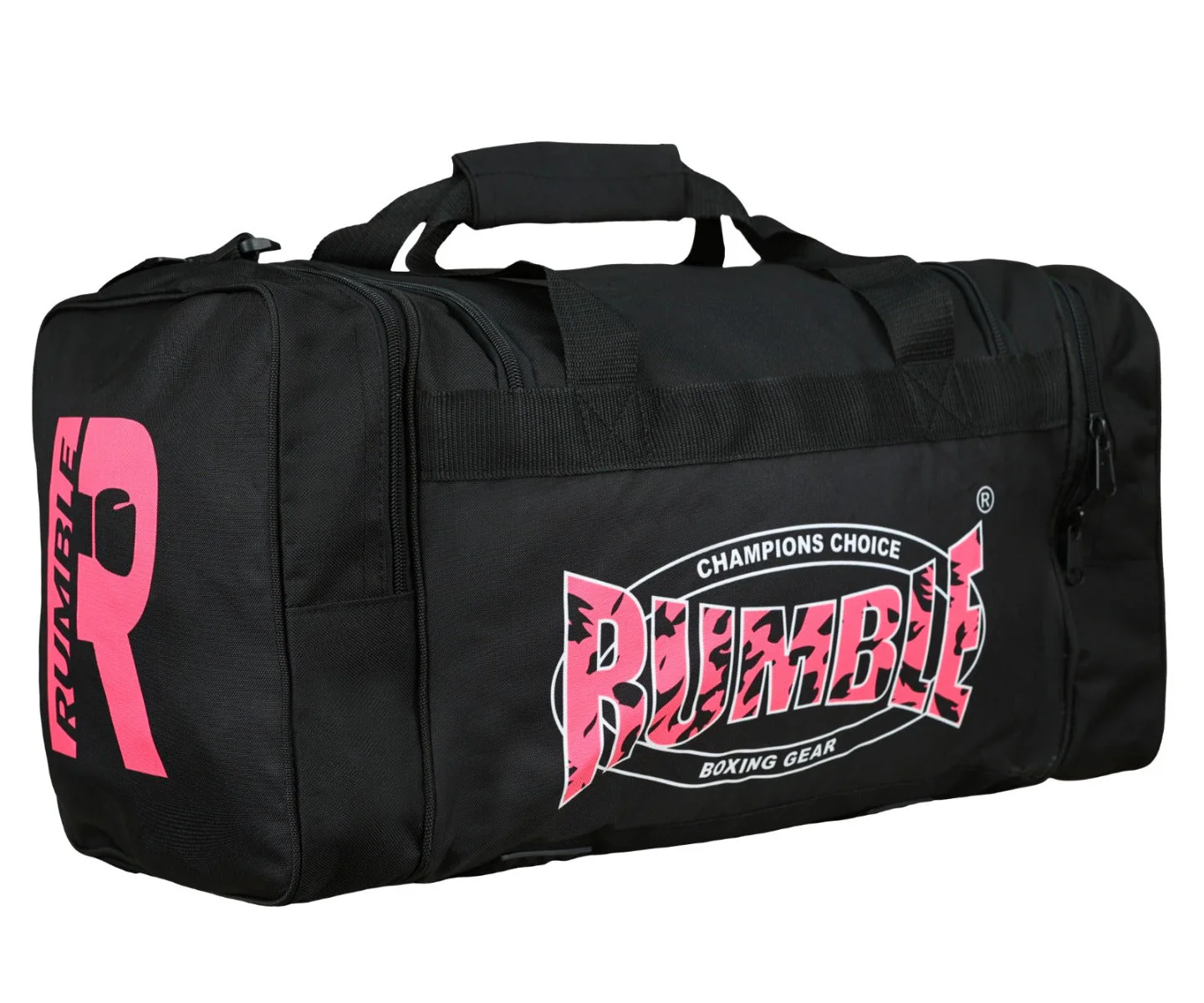 Rumble Kickboksset Kids Camo Black/Pink + Hoofdbeschermer + Sporttas - Image 14