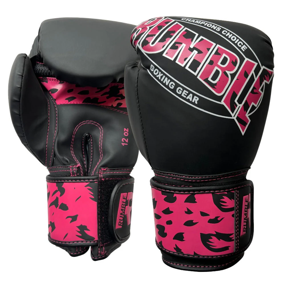 Rumble Kickboksset Kids Camo Black/Pink + Sporttas - Image 2