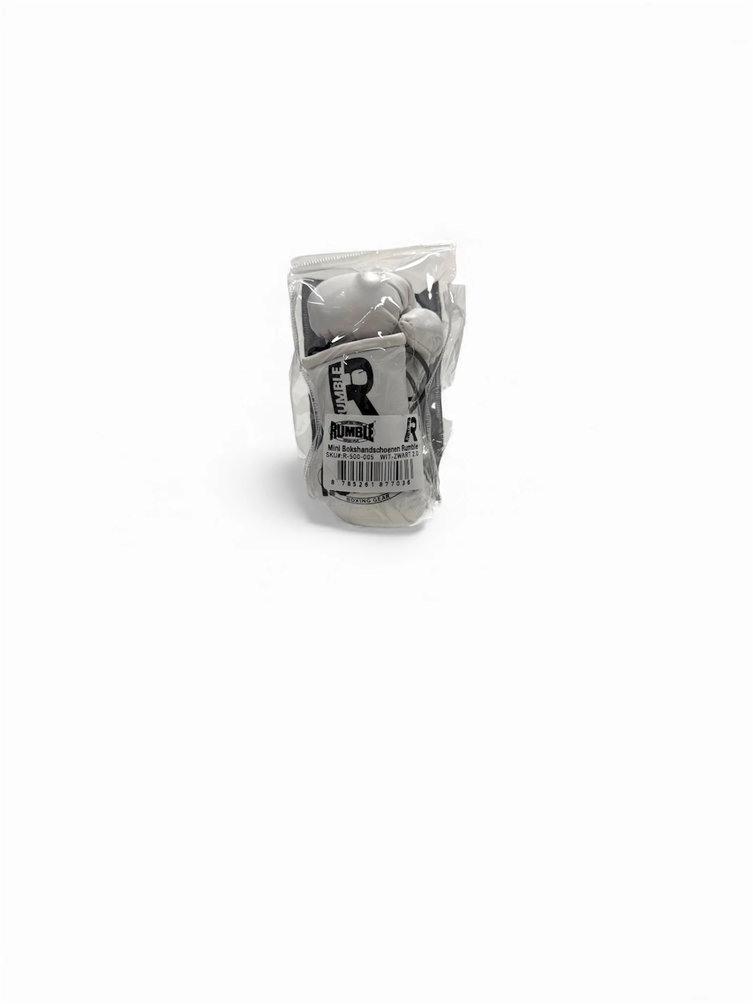 Rumble Mini Bokshandschoentjes Wit/Zwart 2.0 - Image 3