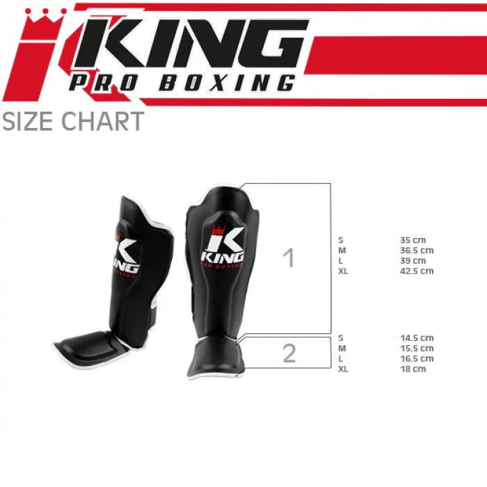 King Pro Boxing Scheenbeschermer SG-5 Wit/Goud - Image 6