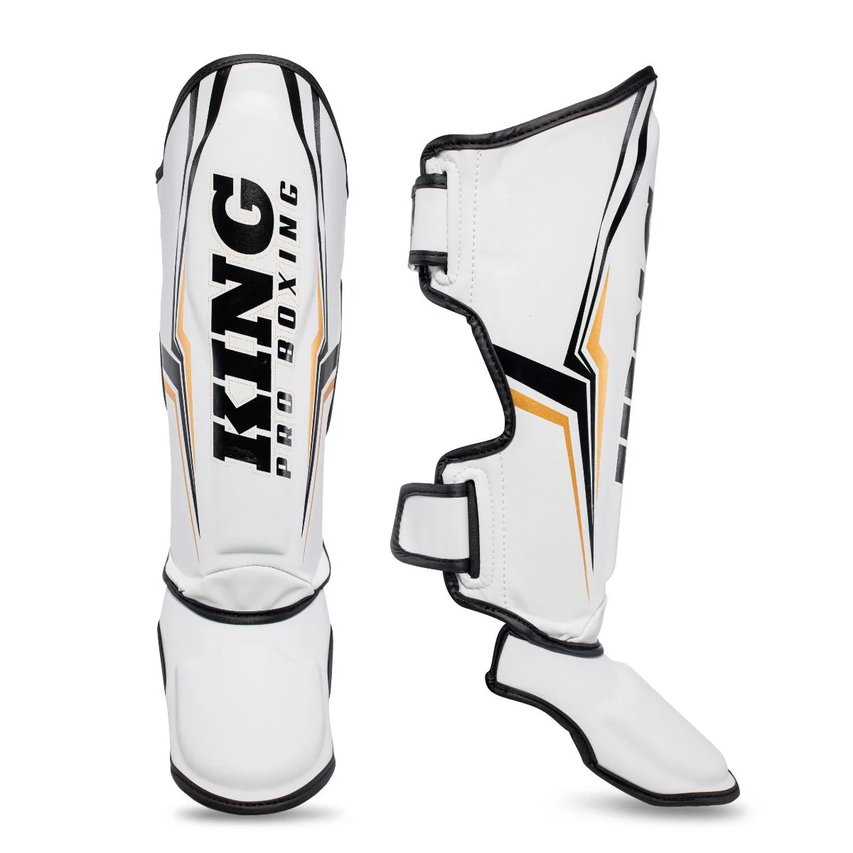 King Pro Boxing Scheenbeschermer SGL Thor Wit