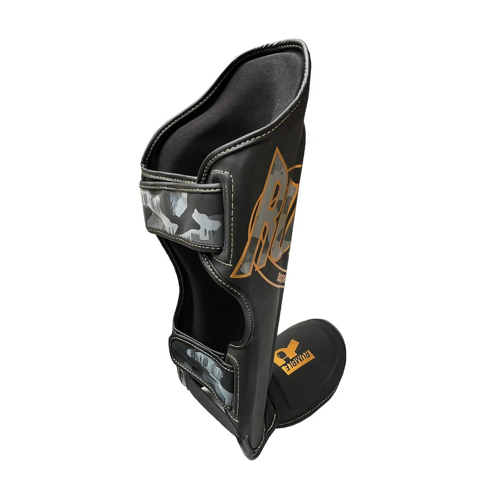 Rumble Scheenbeschermers Kids Camo Black/Gold Junior - Image 4