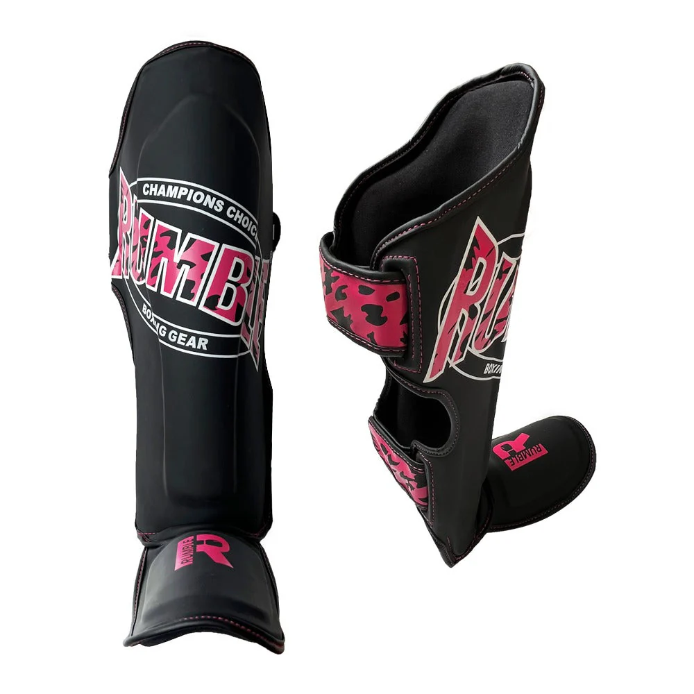 Rumble Scheenbeschermers Camo Black/Pink Senior