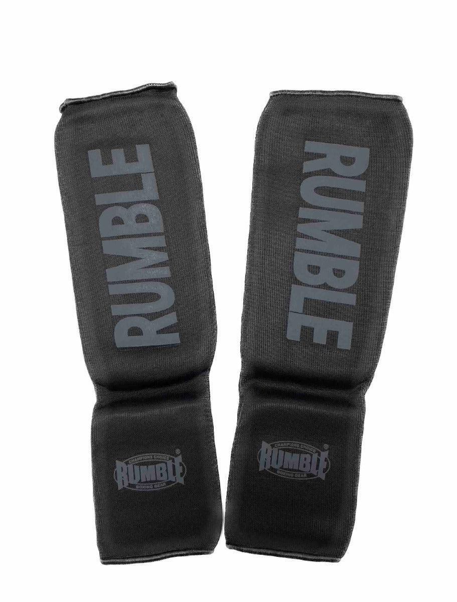 Rumble Scheenbeschermers Kous 3.0 Zwart-Grijs