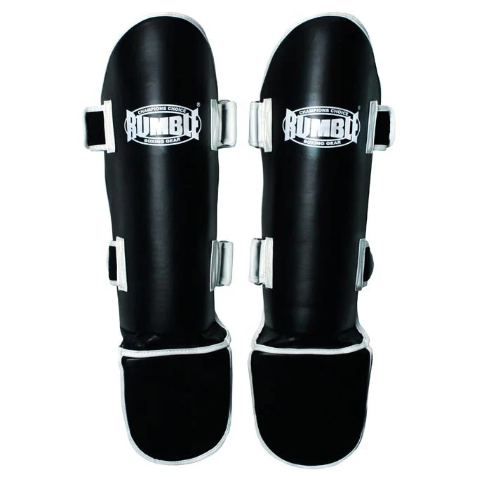 Rumble Scheenbeschermers Ready PU zwart-wit 2.0