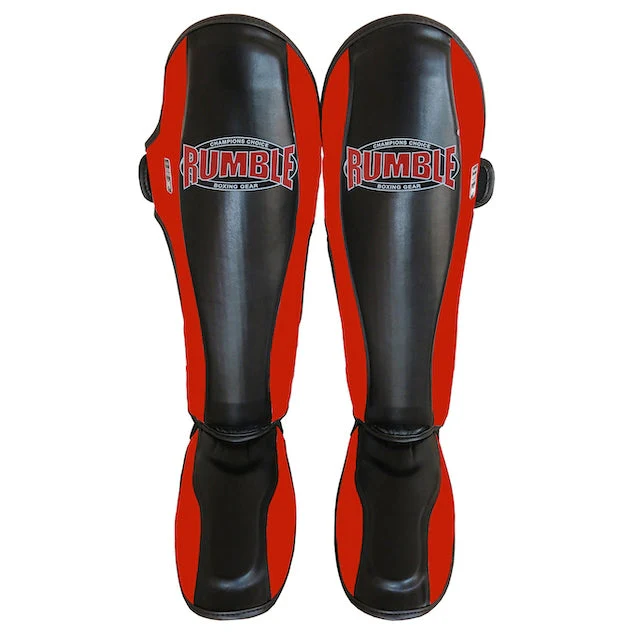 Rumble Scheenbeschermers Special Prof 3.0 Zwart/Rood