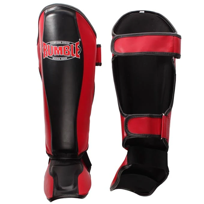 Rumble Scheenbeschermers Special Prof 3.0 Zwart/Rood - Image 4