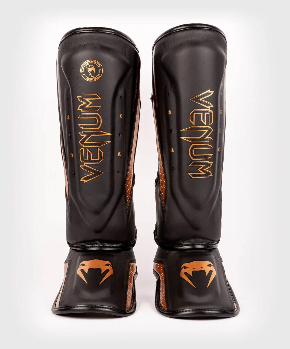 Venum Scheenbeschermers Elite Evo Zwart/Brons - Image 2