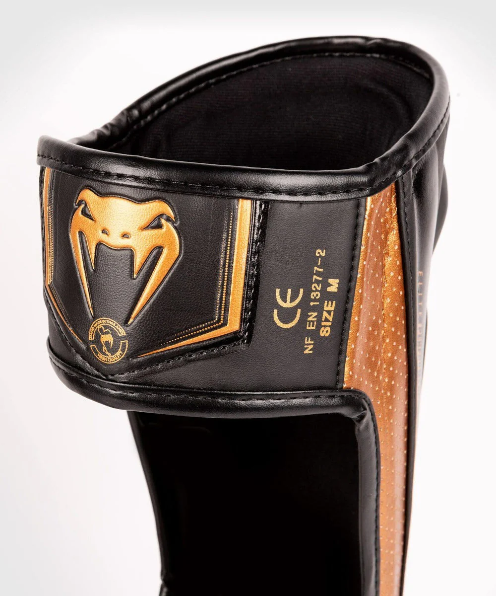 Venum Scheenbeschermers Elite Evo Zwart/Brons - Image 6