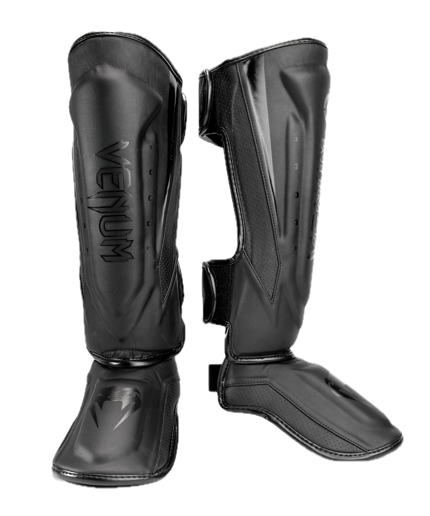 Venum Scheenbeschermers Elite Evo Zwart/Zwart