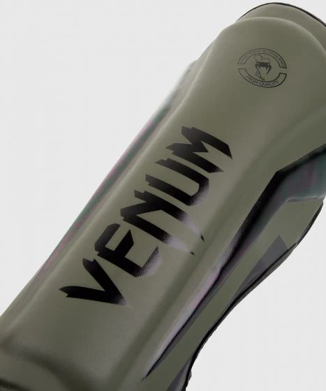 Venum Scheenbeschermers Elite Khaki/Zwart - Image 2