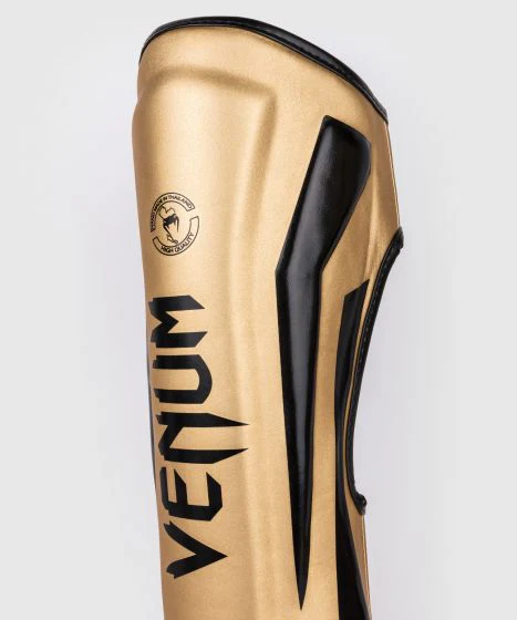 Venum Scheenbeschermers Elite Goud/Zwart - Image 3