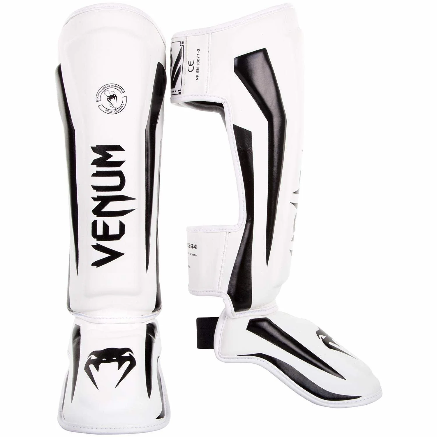Venum Scheenbeschermers Elite Wit/Zwart