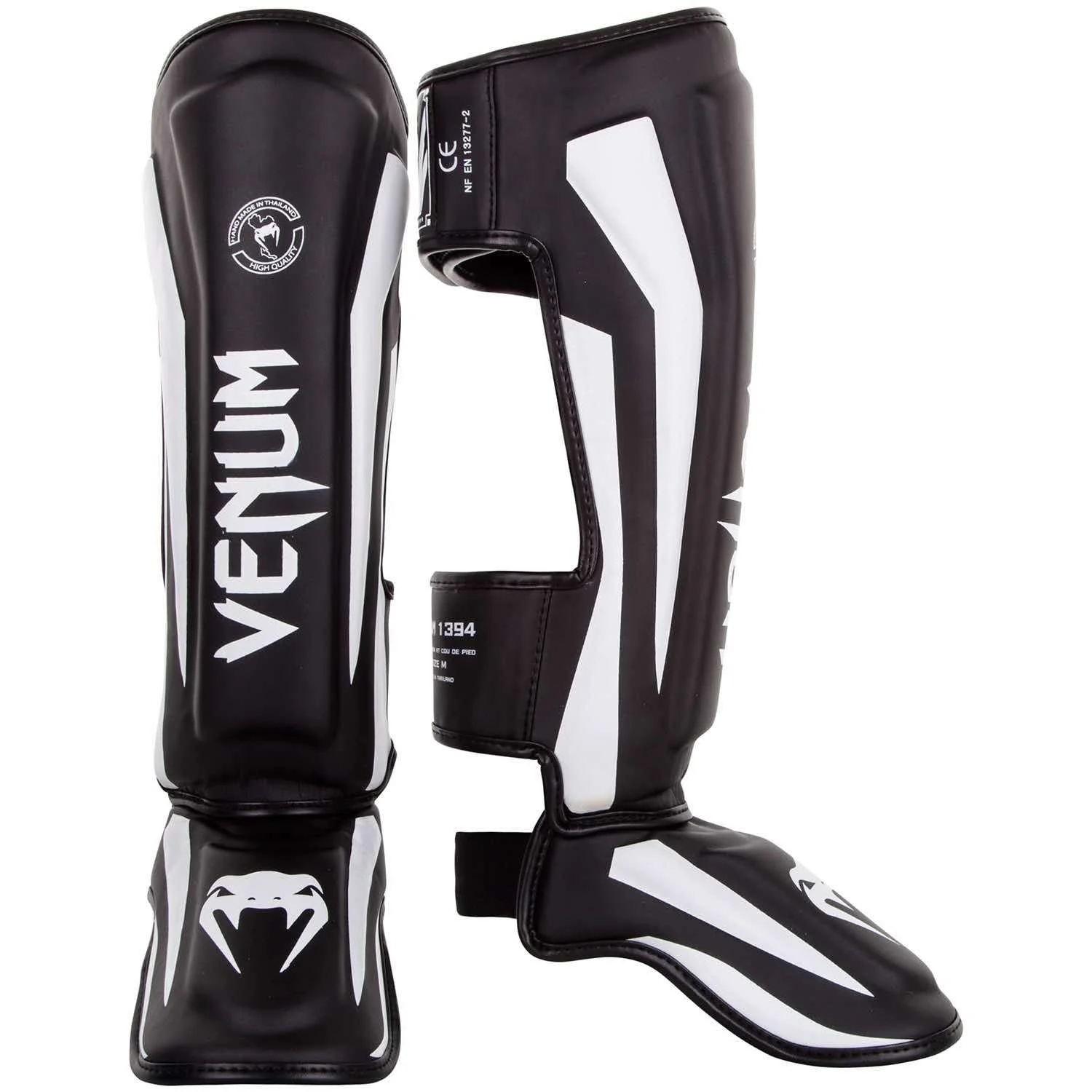 Venum Scheenbeschermers Elite Zwart/wit