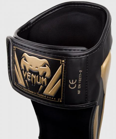 Venum Scheenbeschermers Elite Zwart/Goud - Image 3