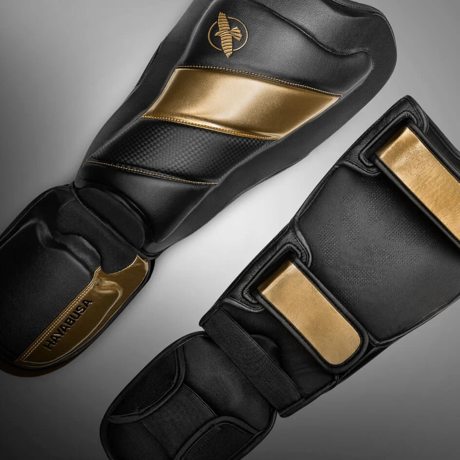 Hayabusa Scheenbeschermers T3 Zwart - Goud - Image 7