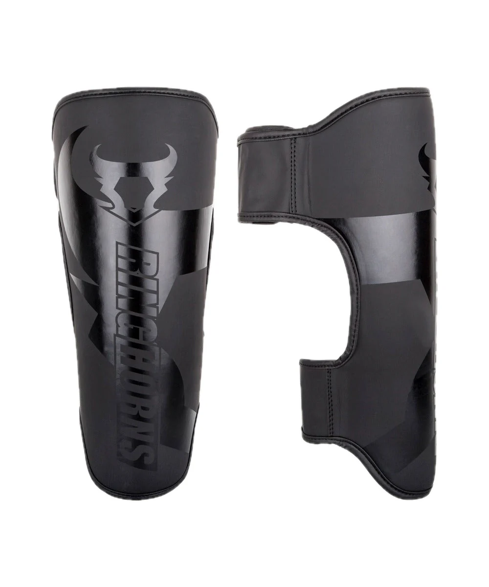 Ringhorns Scheenbeschermers Charger Zwart/Zwart