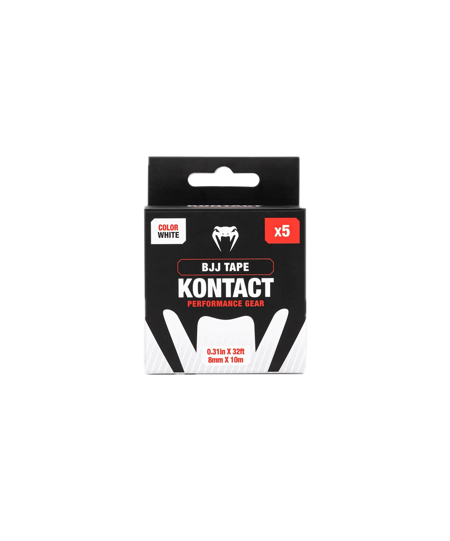 Sporttape Venum Kontact BJJ Finger Tape Wit/Zwart - Image 2