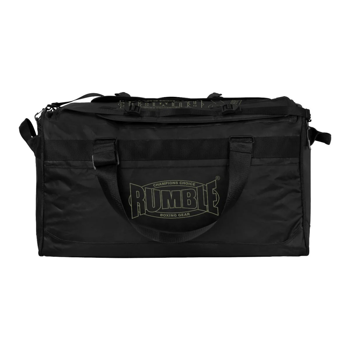 Rumble Sporttas Exclusive Zwart/Khaki - Image 2
