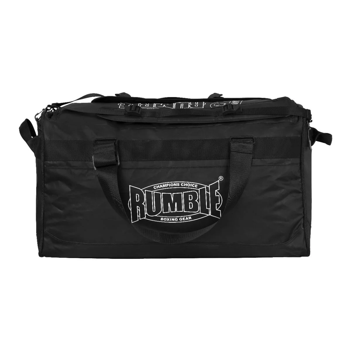 Rumble Sporttas Exclusive Zwart/Wit - Image 4