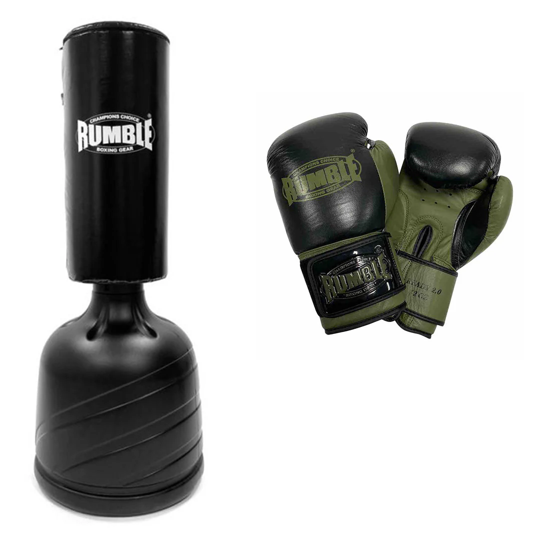 Staande Bokszak-paal Rumble Ready + Ready 2.0 Leer