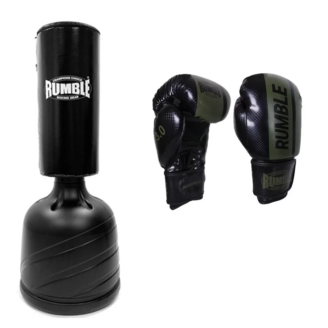 Staande Bokszak-paal Rumble Ready + Ready 3.0 PU JR