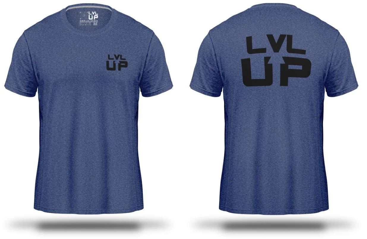 T-shirt LVL-UP TS 2 Blauw